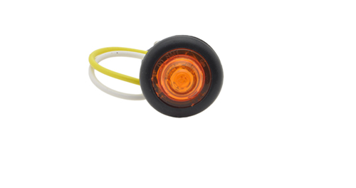 MicroNova® Dot Amber LED Clearance Marker Light With Grommet. - 360