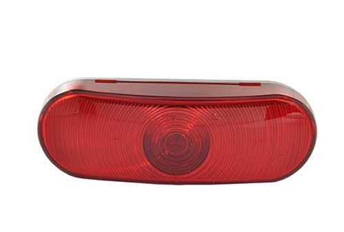 trosion mount III oval stop tail turn light male red - 360