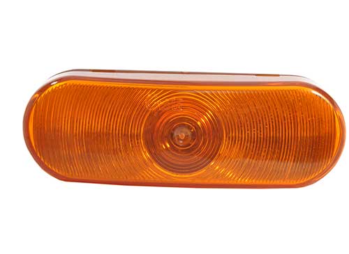 trosion mount III oval stop tail turn light front park amber male - 360