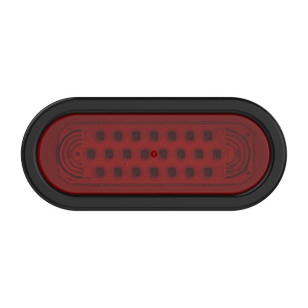 supernova oval led stop tail turn red kit - 360