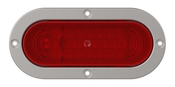supernova oval led stop tail turn light theft resistant flange - 360
