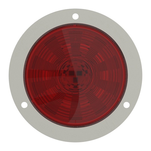 SuperNova® 4" NexGen™ LED Stop Tail Turn Lights, Stainless Steel Flange, Male Pin - 360