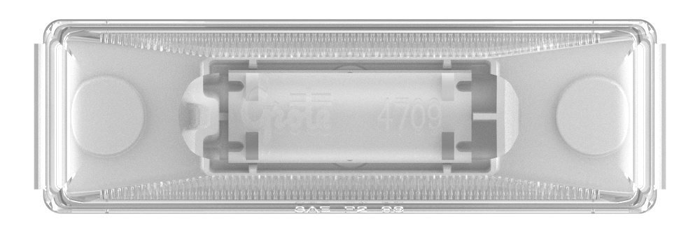 luz led de uso general rectangular transparente - 360