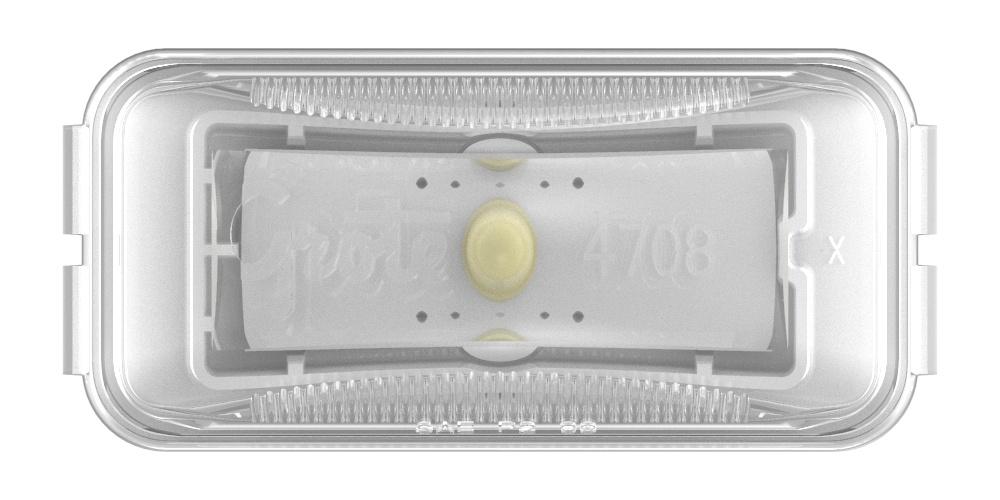 luz led de uso general rectangular pequeña transparente - 360