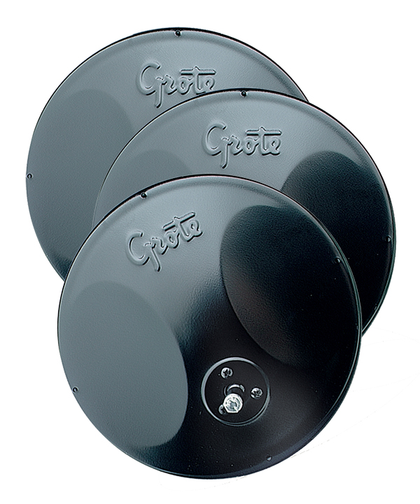 Grote Industries - 12172-3 – 8″ Round Convex Mirrors With Offset Ball-Stud, Powder Coat, Black, Bulk Pack