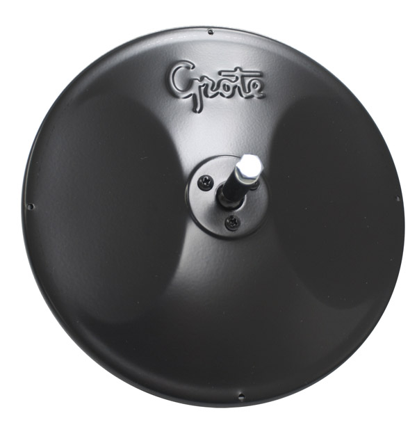 Grote Industries - 12182 – 8″ Round Convex Mirror With Center-Mount Ball-Stud, Black
