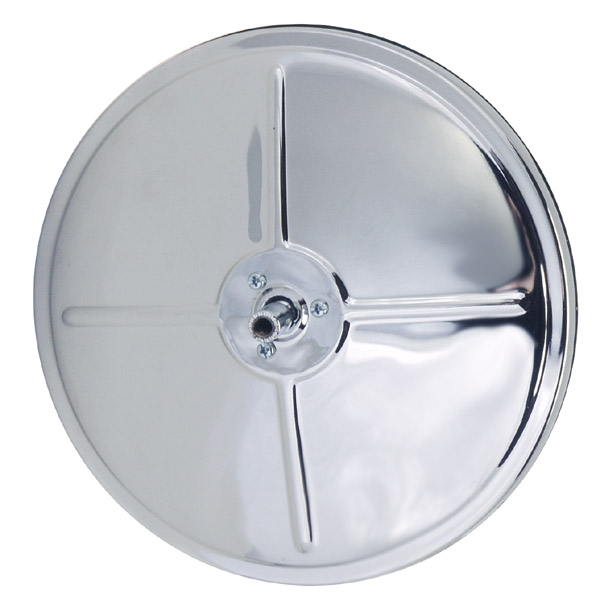 12983 8" Round Convex Mirror With CenterMount BallStud, Chrome