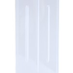 OEM-Style Flat Ribbed-Back West Coast Mirror, White