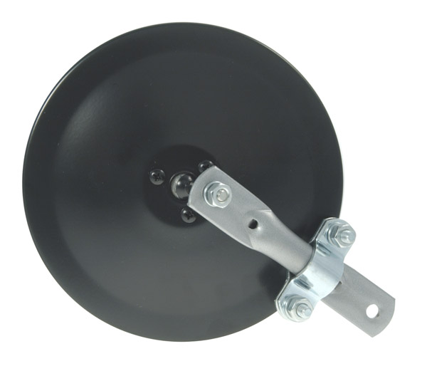 Grote Industries - 28042 – 6″ Convex Center-Mount Spot Mirror, w/ Arm Assembly, Powder Coat, Black