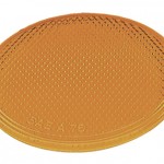 Yellow Round Stick-On Reflector
