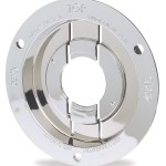 Theft-Resistant Mounting Flange & Pigtail Retention Cap For 2 1/2