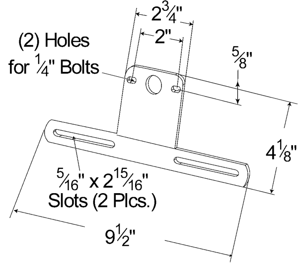 Grote Industries - 43272 – License Plate Bracket, Black