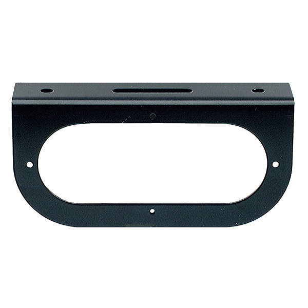 Grote Industries - 43362 – Mounting Bracket For 6″ Oval Lights, 90° Angle Bracket, Black