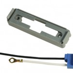 Mounting Bracket For Large Rectangular Lights, Gray Kit (43780 + 66981)