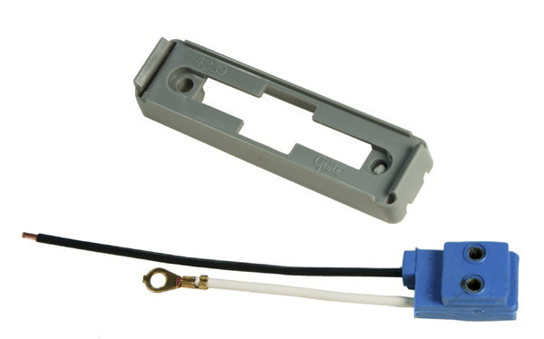 Grote Industries - 43390 – Mounting Bracket For Large Rectangular Lights, Gray Kit (43780 + 66981)