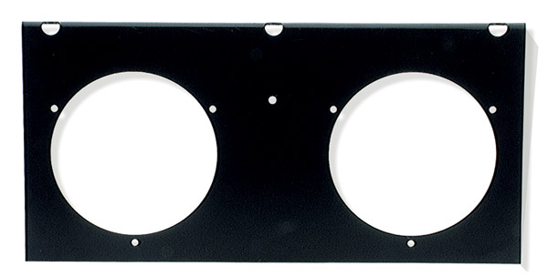 Grote Industries - 43642 – 2-Light Mounting Module For 4″ Round Lights, Black