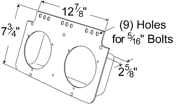 Grote Industries - 43655 – Mounting Module For 4″ Round Lights, Yellow Zinc