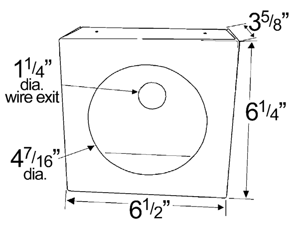Grote Industries - 43732 – Mounting Module For 4″ Round Lights, Black