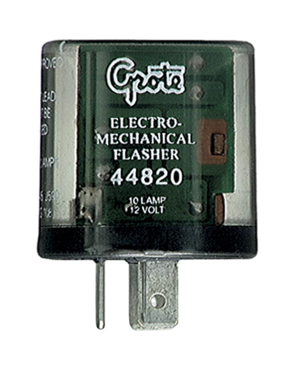 Grote Industries - 44820 – 3 Pin Flasher, 10 Light Electromechanical Flasher