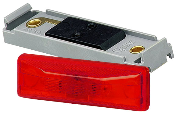 Grote Industries - 45092 – Clearance Marker Light, Red Kit (46742 + 43850)