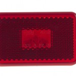 clearance marker light reflector red