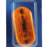 two bulb oval pigtail type clearance marker light yellow retail optic
