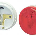 2 1/2 sureface mount single bulk clearance marker light red