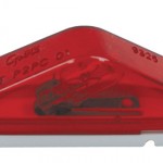 clearance marker light peak lens red blunt cut