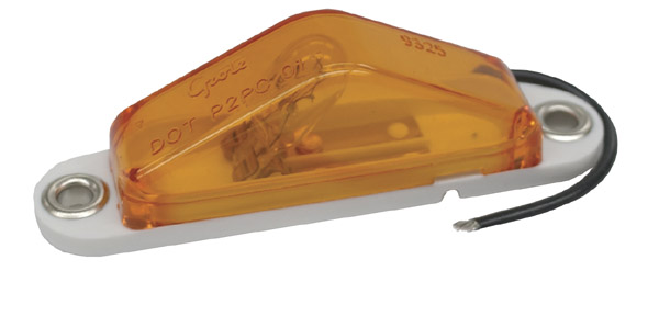 Grote Industries - 45513 – Clearance Marker Light with Peak Lens, Blunt Cut, Yellow