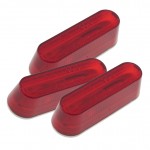 thin line single bulb clearance marker light red bulk ground wire