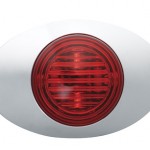 m3 series led clearance marker light red bezel bullet