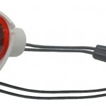 m3 series led clearance marker light molded bullet red