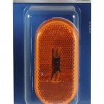 two bulb oval pigtail type clearance marker light yellow reflector retail