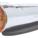 shock resistant torpedo style cab marker light yellow