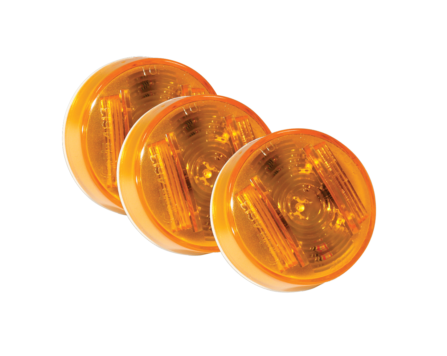 Grote Industries - 46133-3 – SuperNova® 2″ Clearance Marker LED Light, PC Rated, Yellow, Bulk Pack