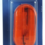 single bulb oval clearance marker light optic yellow retail