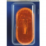 single bulb oval clearance marker light yellow reflector bulk