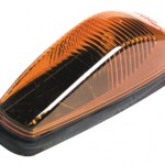 small aerodynamic cab marker light yellow