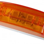 Sealed Turtleback® II Clearance/Marker Lamp, Optic Lens, Yellow