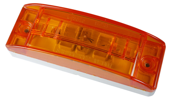 Grote Industries - 46833 – Sealed Turtleback® II Clearance Marker Light, Optic Lens, Yellow