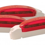 supernova thin line led clearance marker light white body red bulk