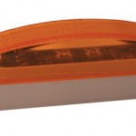 supernova thin line led clearance marker light yellow white body
