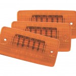 supernova flush mount led cab marker light yellow bulk