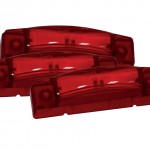 supernova thin line led clearance marker light red bulk