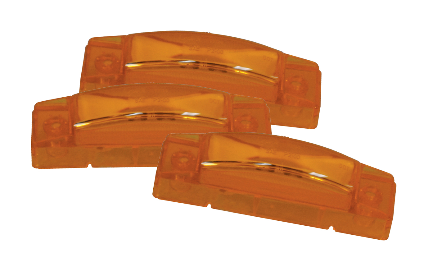 Grote Industries - 47243-3 – SuperNova® 3″ Thin-Line LED Clearance Marker Light, Yellow, Bulk Pack