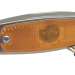 supernova low profile led clearance marker light yellow bezel