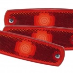 supernova low profile led clearance marker light red bulk