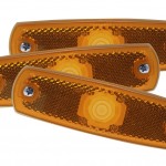 supernova low profile led clearance marker light bulk yellow