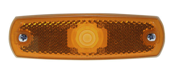 Grote Industries - 47263 – SuperNova® Low-Profile LED Clearance Marker Light, Built-In Reflector w/out Bezel, Yellow