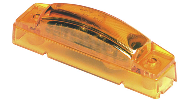 Grote Industries - 47363 – SuperNova® 3″ Thin-Line LED Clearance Marker Light, 24V, Yellow